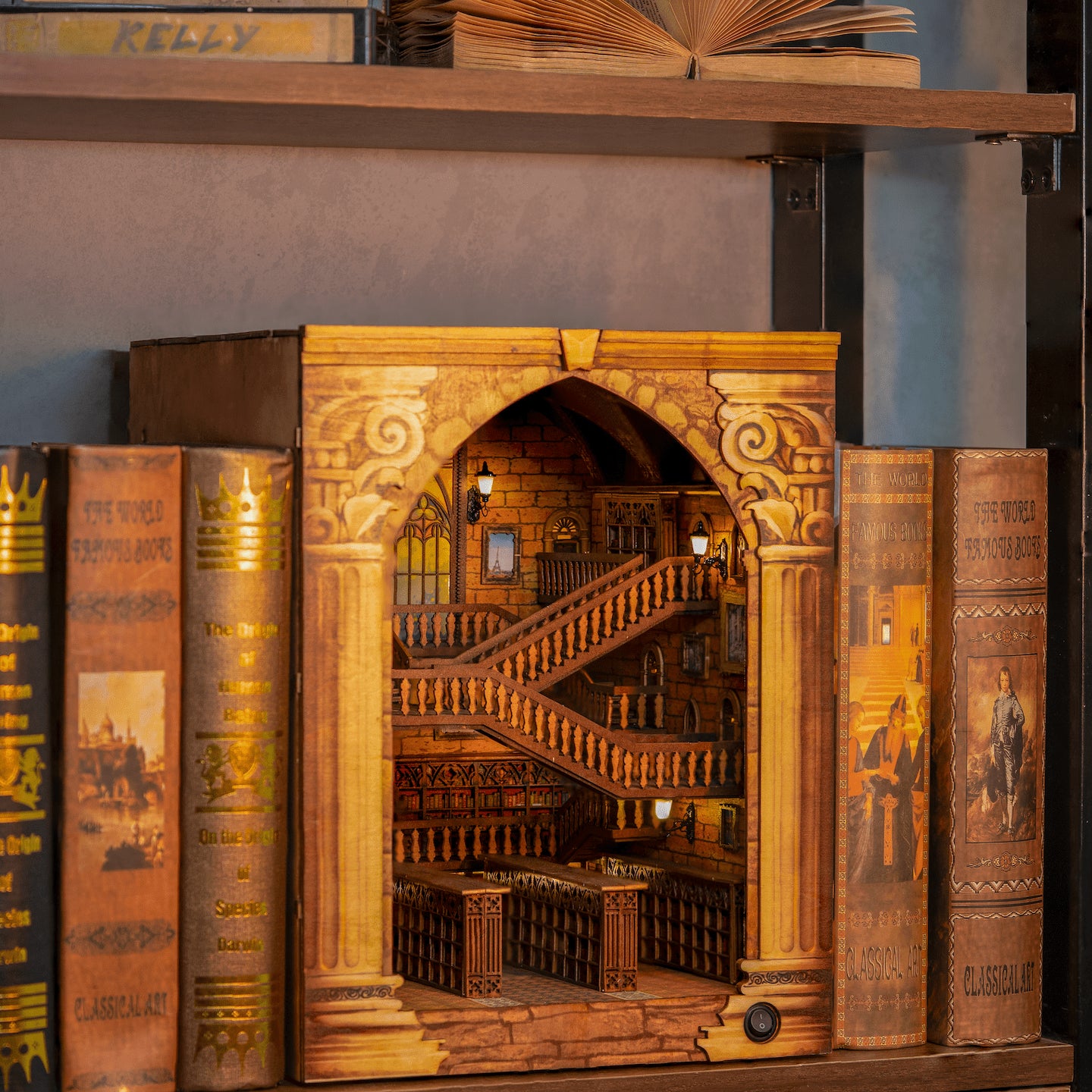 Book Nook Grand Library DIY kit - BN008