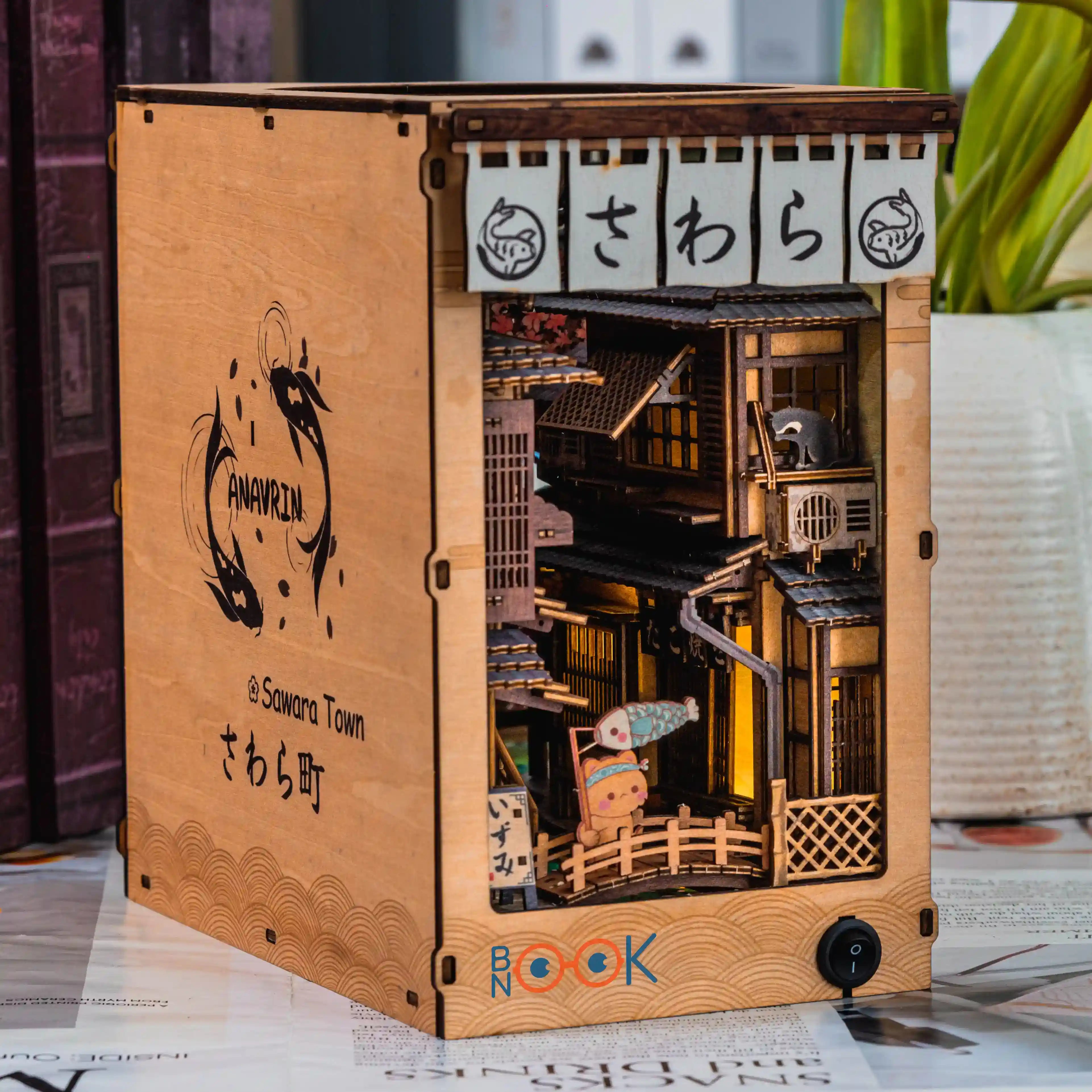 Book Nook Sawara Town DIY kit - BN008
