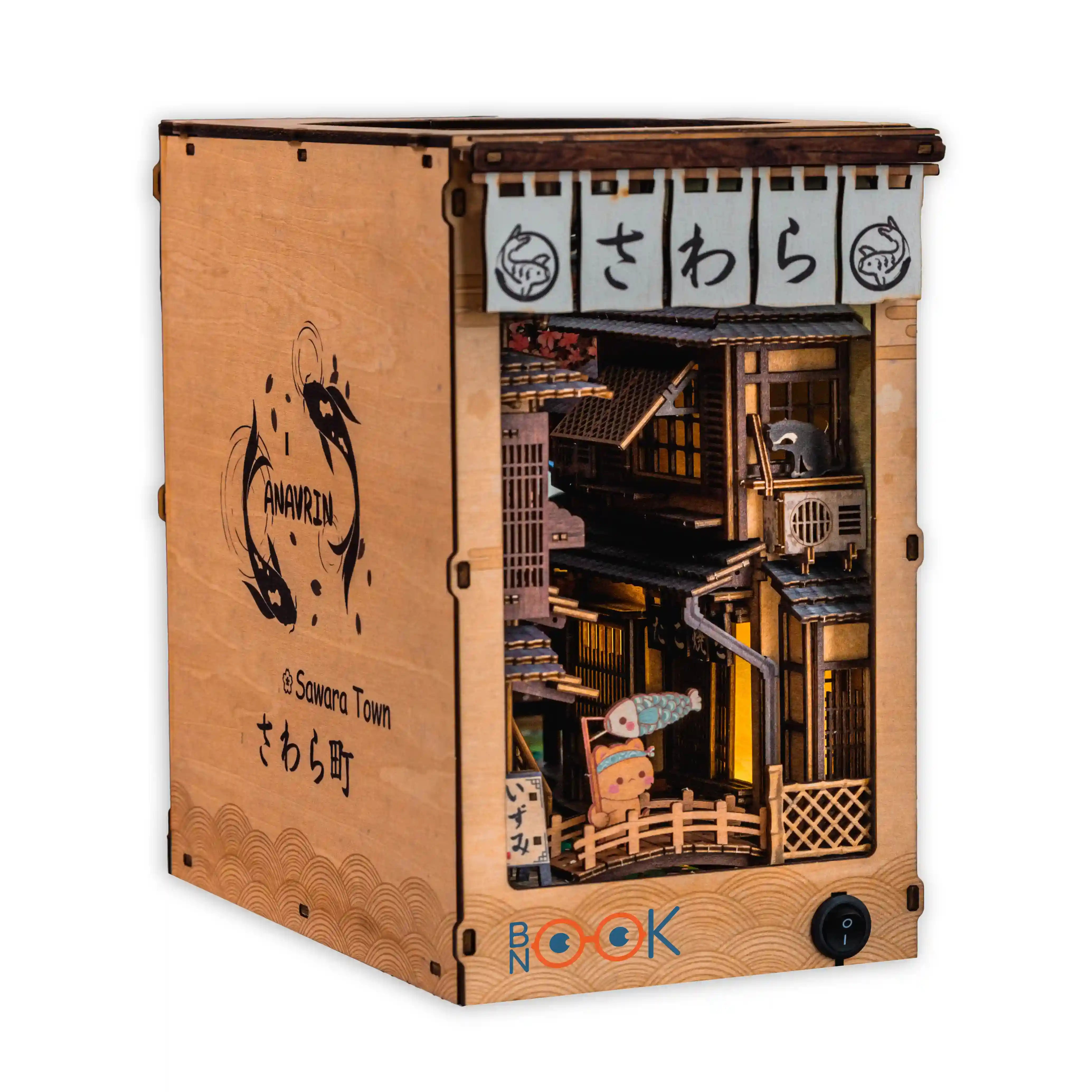 Book Nook Sawara Town DIY kit - BN008