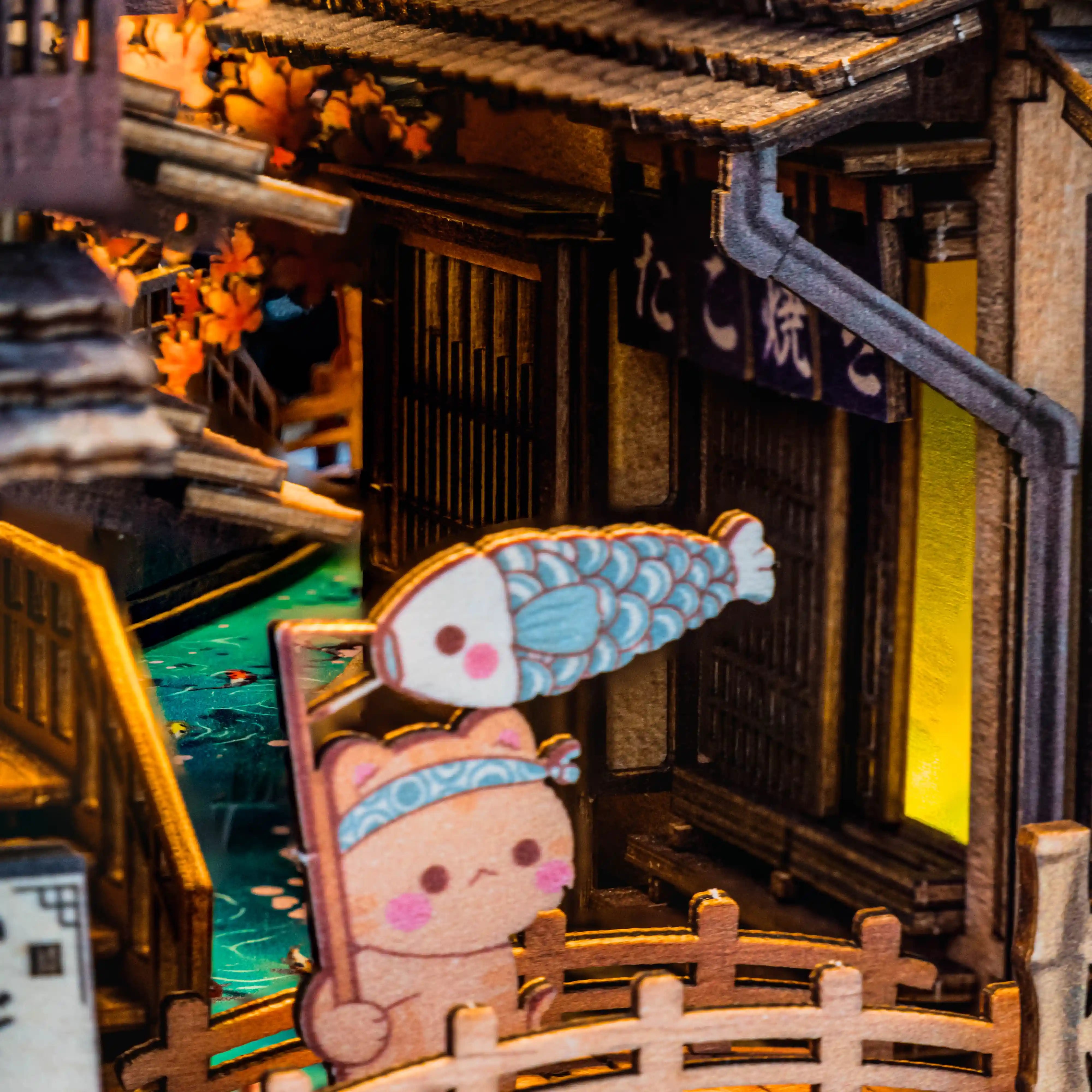 Book Nook Sawara Town DIY kit - BN008