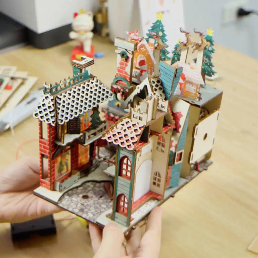 Book Nook Christmas Night DIY kit - BN017