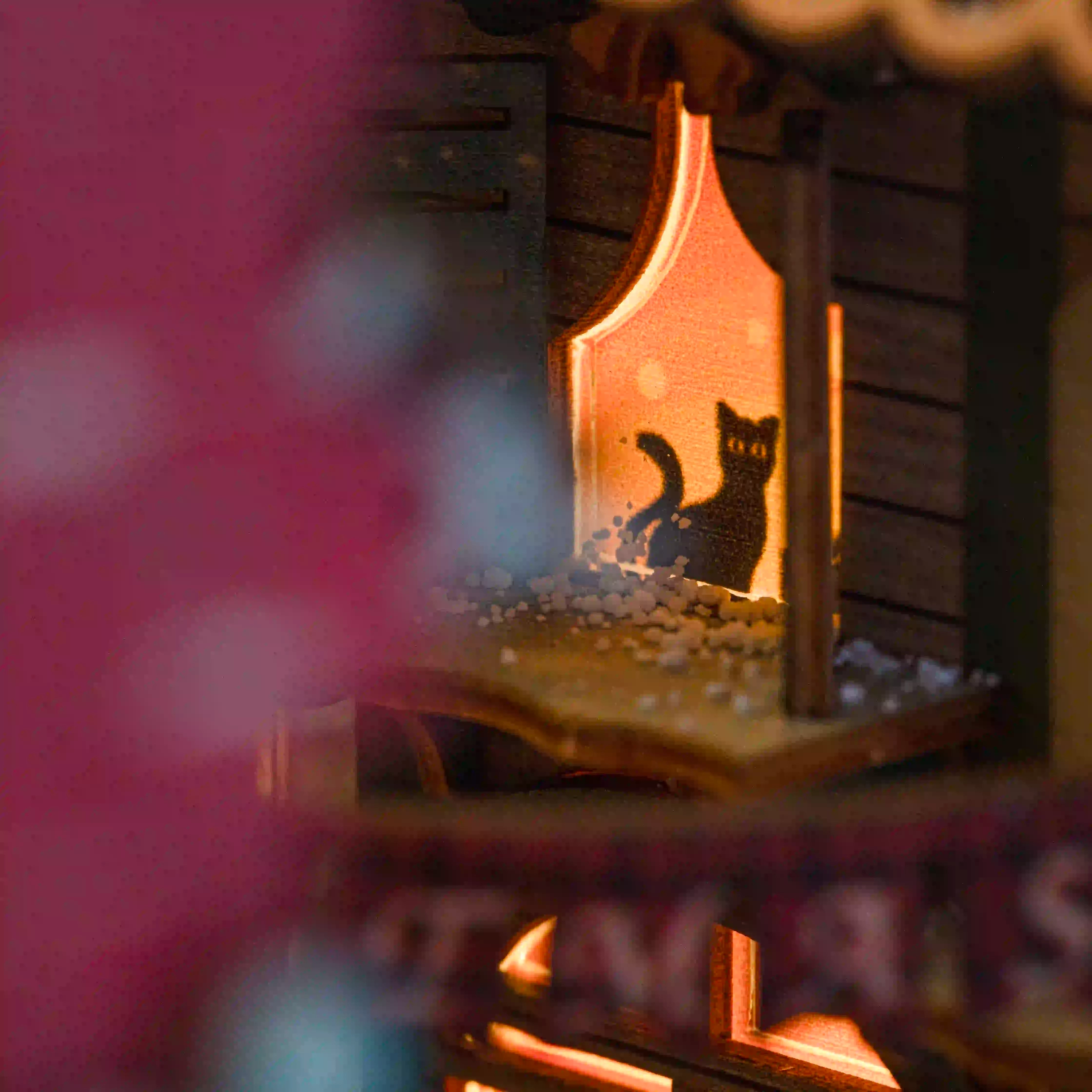 Book Nook Christmas Night DIY kit - BN017