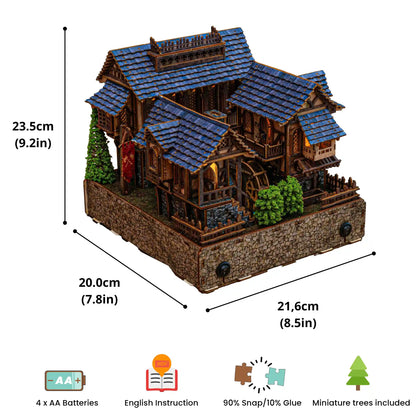 Book Nook Heartbrook DIY kit - BN011