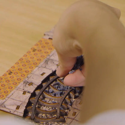 Book Nook Ha Noi Train Coffee Street DIY kit - Viet Nam DIY kit - BN014