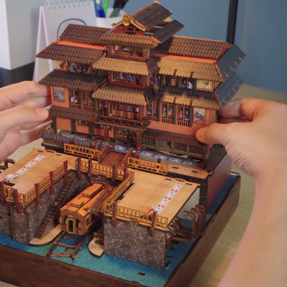 Book Nook Ginzan Onsen DIY kit - BN005