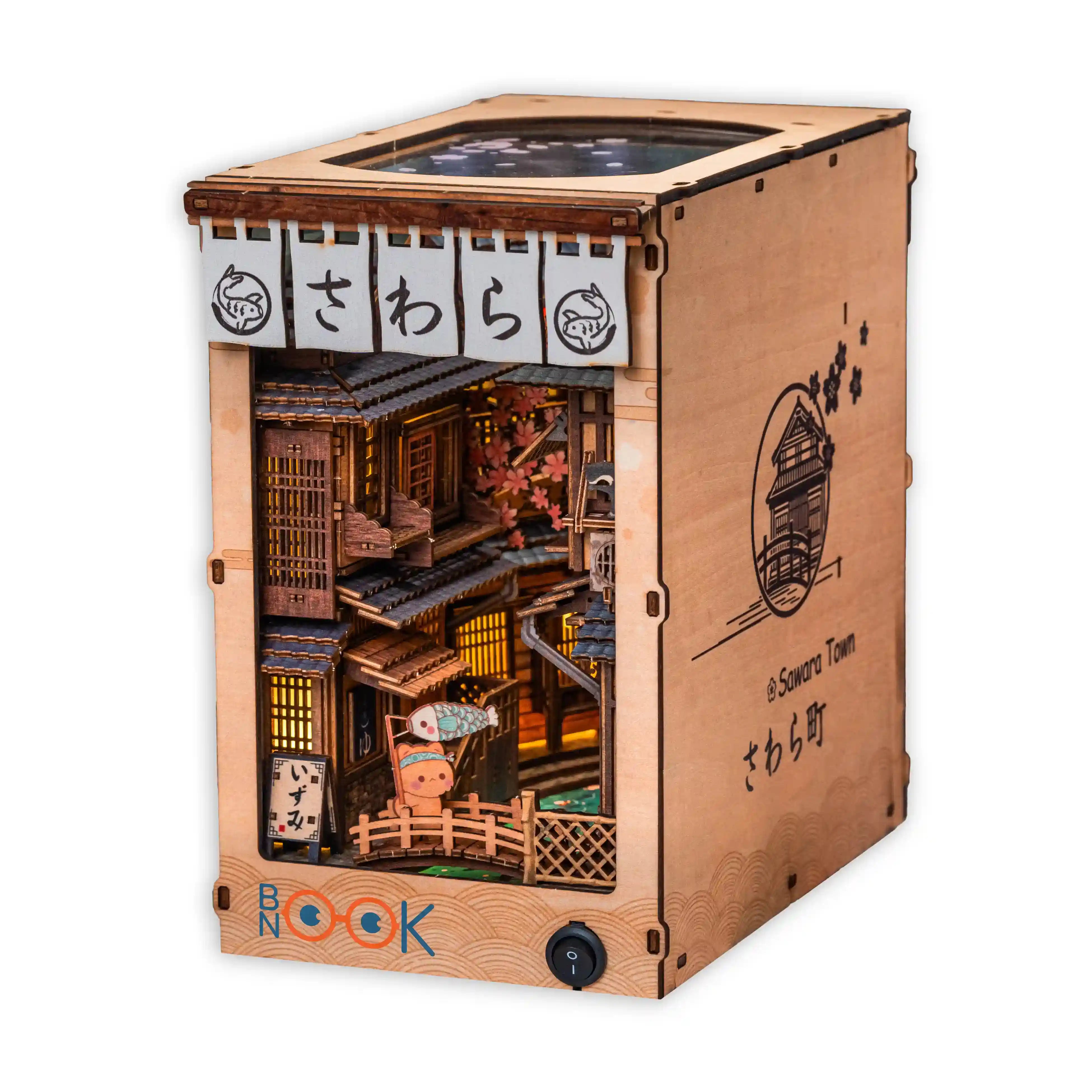 Book Nook Sawara Town DIY kit - BN008