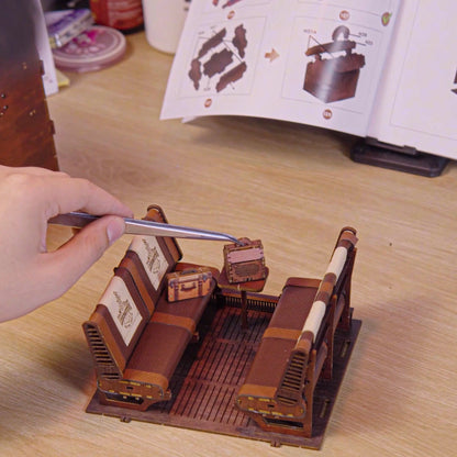 Book Nook 1940s Train Cabin DIY kit - BN003