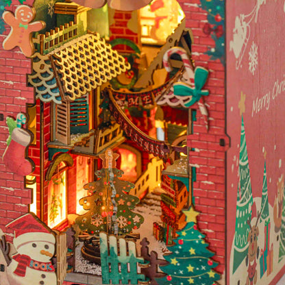 Book Nook Christmas Night DIY kit - BN017