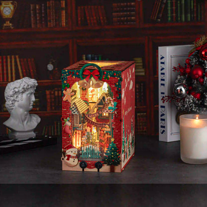 Book Nook Christmas Night DIY kit - BN017